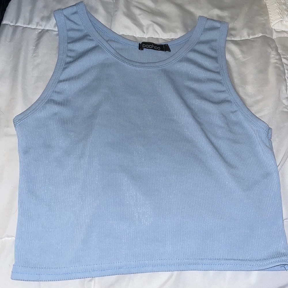 Light blue tank top